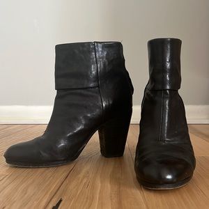 Rag and bone newberry boots size 37.5 black